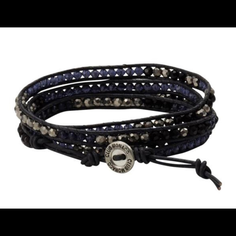 Club Monaco Bonnie wrap bead bracelet NWT!